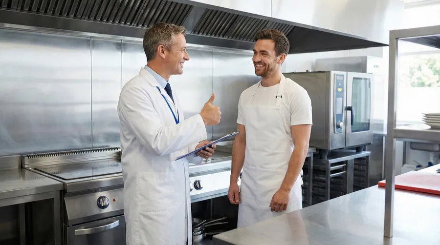 Contrôle d'hygiène en restaurant